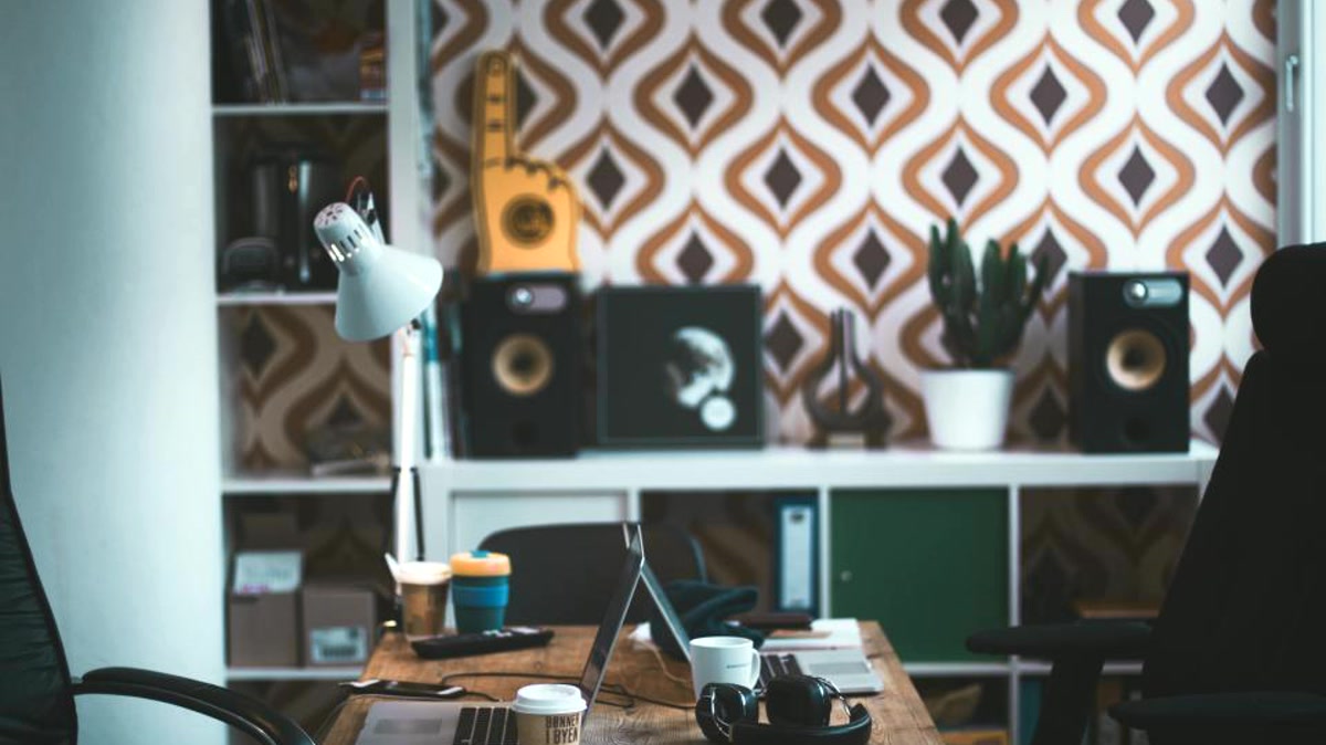 Orange County office workspace with laptop and headset used in VoIP readiness checklist planning during an office move