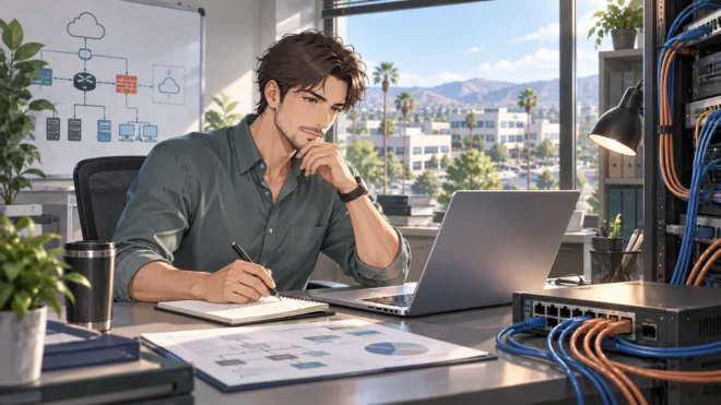 Network Diagram Audit for Los Angeles Offices With Layered Vendors